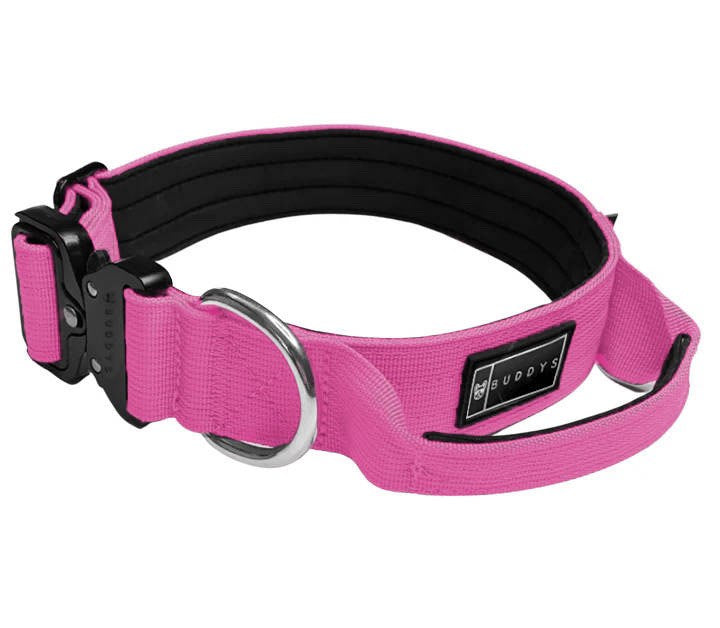 Hot Pink collar with handle